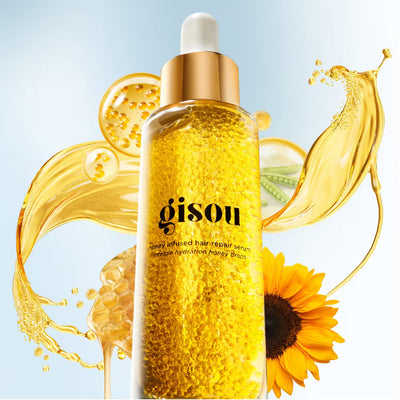 GISOU  HONEY INFUSED HAIR REPAIR SERUM INTENSE HYDRATION HONEY DROPS 30ML