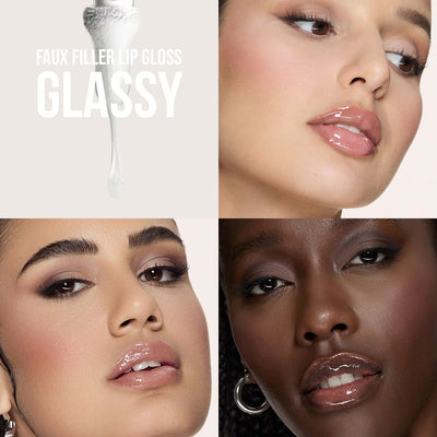 HUDA BEAUTY LIP DUO - 90S BROWN - GLOSS AND LIP PENCIL