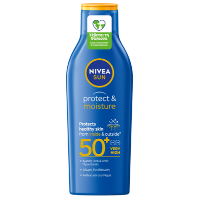 NIVEA SUN PROTECT & MOISTURE LOTION SPF50+ 200ML