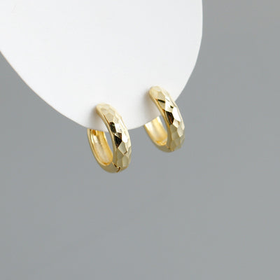 DELIA - 925 STERLING SILVER SOLID COLOR HIGH-END EARRING, 1 PAIR