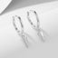 DELIA - 925 STERLING SILVER GEOMETRIC EARRING HIGH-END