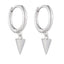 DELIA - 925 STERLING SILVER GEOMETRIC EARRING HIGH-END