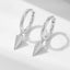 DELIA - 925 STERLING SILVER GEOMETRIC EARRING HIGH-END