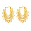DELIA GEOMETRIC EARRINGS – 18K GOLD PLATED, 304 STAINLESS STEEL