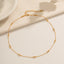 DELIA - 304 STAINLESS STEEL 18K GOLD PLATED IG STYLE SIMPLE PLATING SOLID COLOR NECKLACE