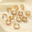 DELIA - ELEGANT RETRO SWEET SHAPE 304 STAINLESS STEEL 18K GOLD PLATED OPEN RING