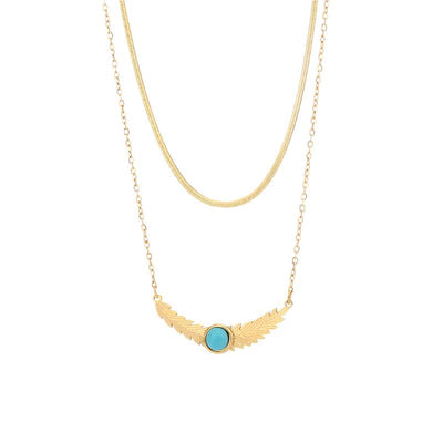 DELIA - ELEGANT RETRO GEOMETRIC 304 STAINLESS STEEL NECKLACE SET (Copy)