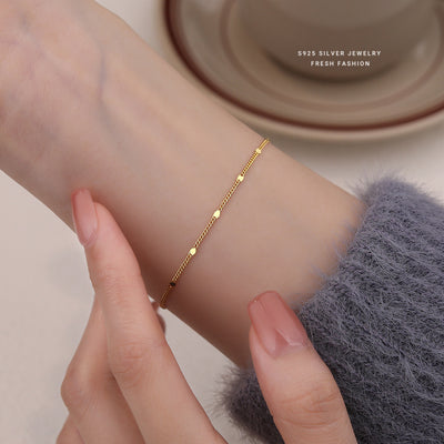 DELIA - 925 STERLING SILVER BRACELETS SIMPLE STYLE HIGH-END