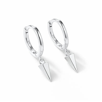 DELIA - 925 STERLING SILVER GEOMETRIC EARRING HIGH-END