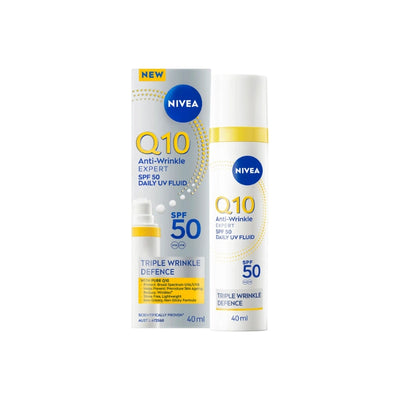 NIVEA Q10 ANTI-WRINKLE EXPERT DAILY UV FLUID SPF50  40ML