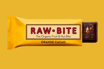 RAW BITE ORANGE CACAO ORG BAR 50GR
