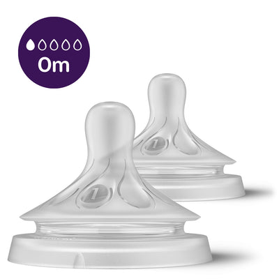 PHILIPS AVENT SCY961/02 NATURAL RESPONSE TEATS 1 0M X2