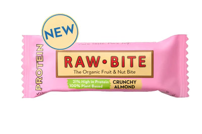 RAWBITE ORG.PROTEIN CRUNCHY ALMOND 45G