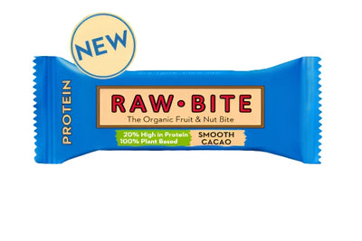 RAWBITE ORG.PROTEIN SMOOTH CACAO 45G