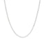 DELIA - SIMPLE STYLE GEOMETRIC 304 STAINLESS STEEL ZIRCON 18K GOLD PLATED NECKLACE 2MM