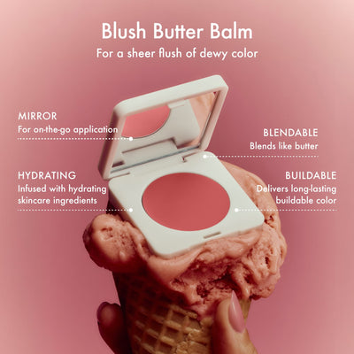 SUMMER FRIDAYS BLUSH BUTTER BALM - SOFT STRAWBERRY