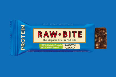RAWBITE ORG.PROTEIN SMOOTH CACAO 45G