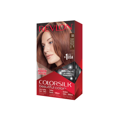 REVLON COLORSILK 55 LIGHT REDDISH BROWN