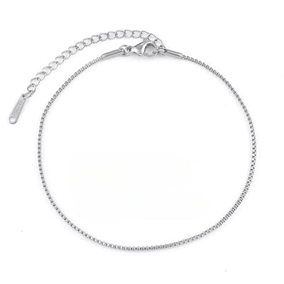 DELIA BOHEMIAN COMMUTE ANKLET – 304 STAINLESS STEEL 1.2MM