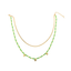 DELIA BOHO LAYERED PENDANT NECKLACE – 18K GOLD PLATED, 304 STAINLESS STEEL, HANDMADE WITH CRYSTALS