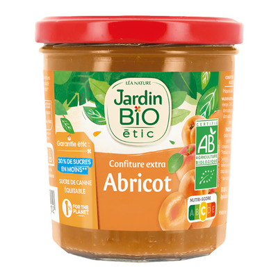 JARDIN BIO -  ORGANIC APRICOT EXTRA JAM 320G