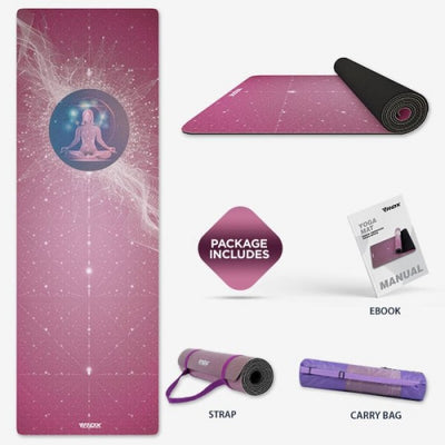 RDX PU YOGA MAT-D4 PURPLE