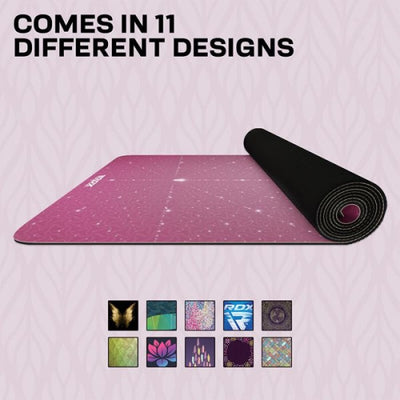 RDX PU YOGA MAT-D4 PURPLE