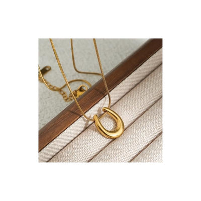 DELIA 304 STAINLESS STEEL ION PLATED  NECKLACE