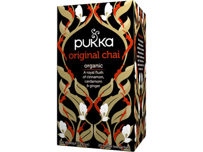 PUKKA ORGANIC ORIGINAL CHAI HERBAL TEA 20 TEA BAGS