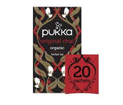 PUKKA ORGANIC ORIGINAL CHAI HERBAL TEA 20 TEA BAGS