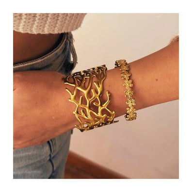 DELIA CLASSIC STARFISH BANGLE – 304 STAINLESS STEEL