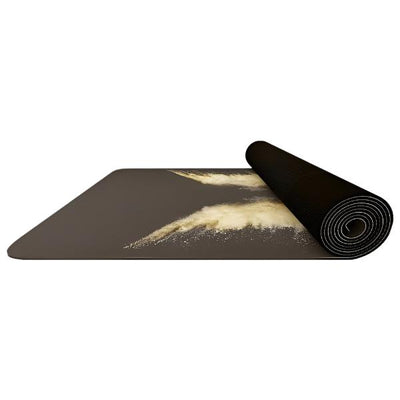 RDX PU YOGA MAT -D8 BROWN