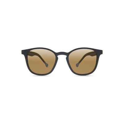 PARAFINA ECO-FRIENDLY SUNGLASSES RUTA WIDOW BLACK ROYAL CARAMEL